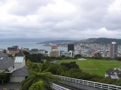 Wellington from cable car