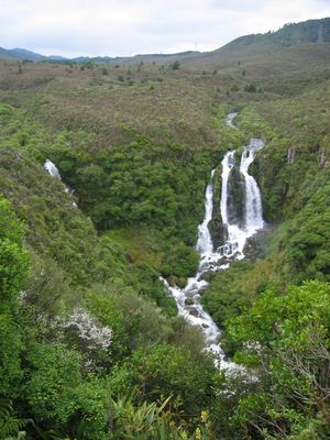 Waterfall between Napier and Taupo
