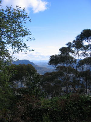 The Blue Mountains from Katoomba
