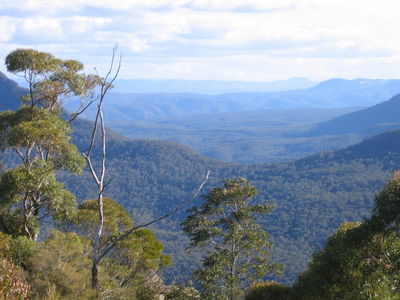 The Blue Mountains from Katoomba
