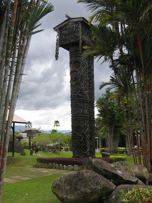 Totem Pole, Sarawak Museum, Kuching
