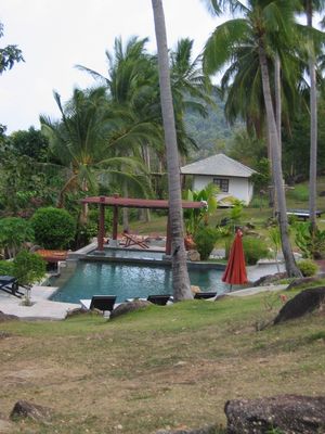 The pool at The Jungle Club, Chaweng mountains, Koh Samui
